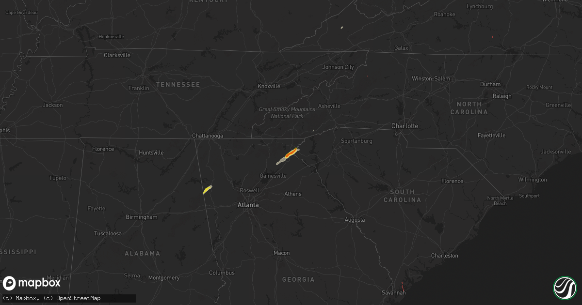 Hail Map on September 25, 2024 HailTrace