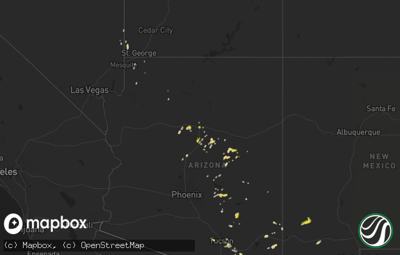Hail map preview on 09-25-2025