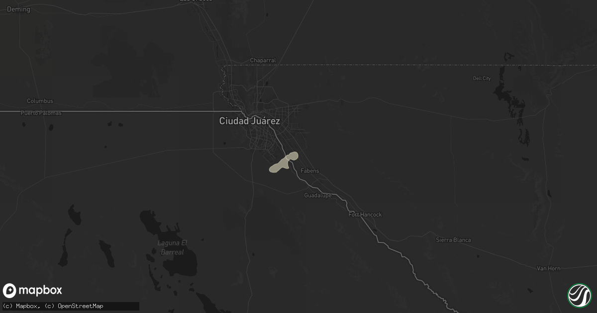 Hail map in Clint, TX on September 25, 2026