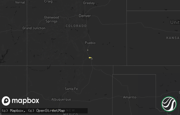 Hail map preview on 09-25-2026