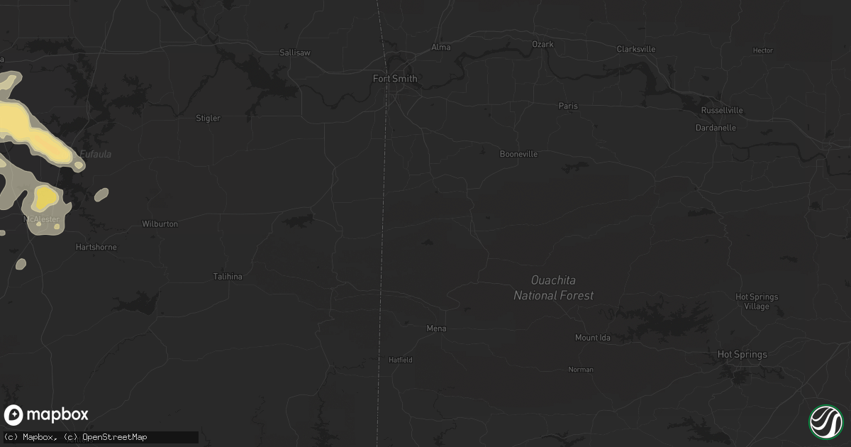 Hail map in El Reno, OK on September 26, 2012