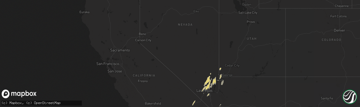 Hail map in Nevada on September 26, 2014