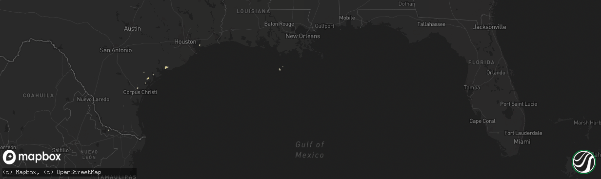Hail map on September 26, 2015