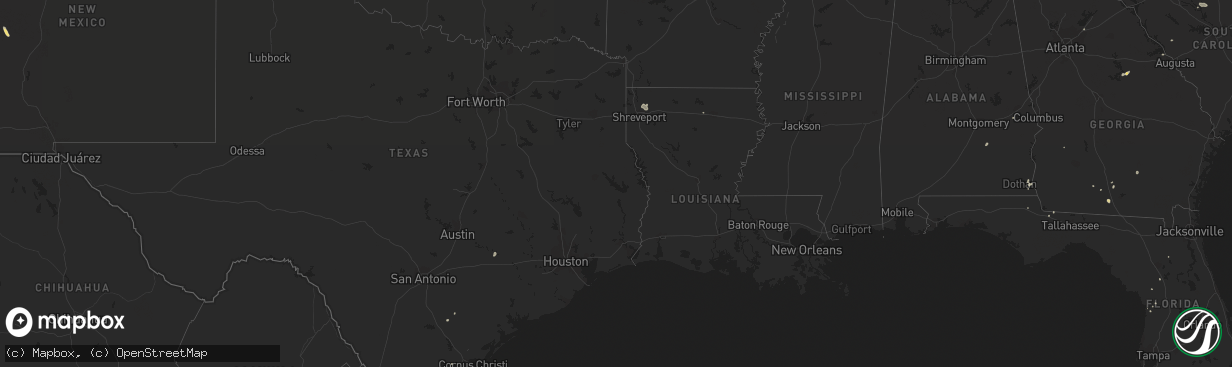 Hail map in Alabama on September 26, 2018