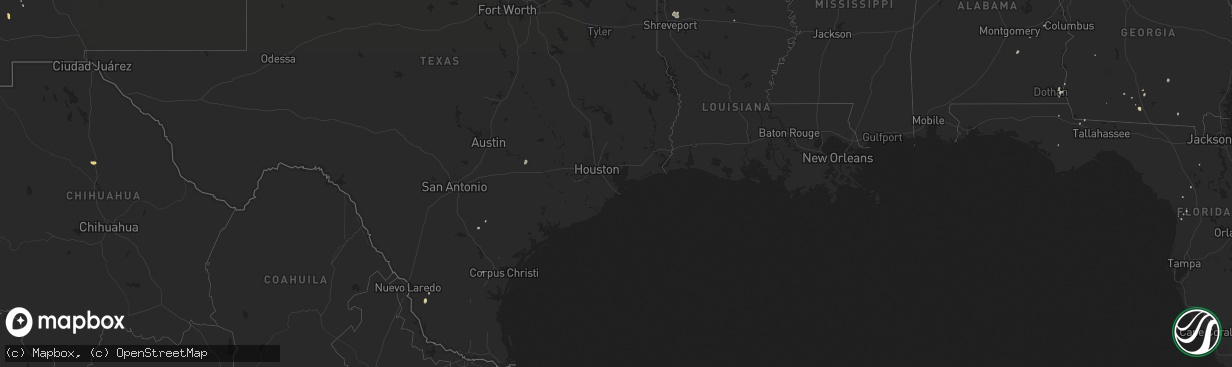 Hail map on September 26, 2018