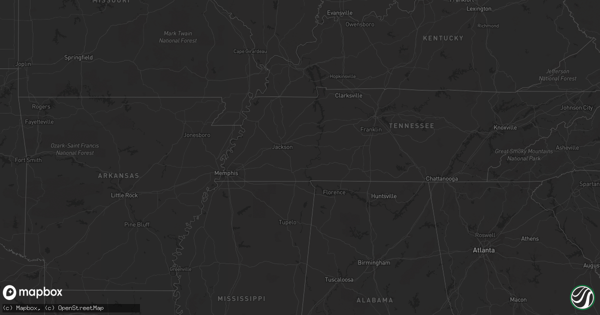 Hail map on September 26, 2022