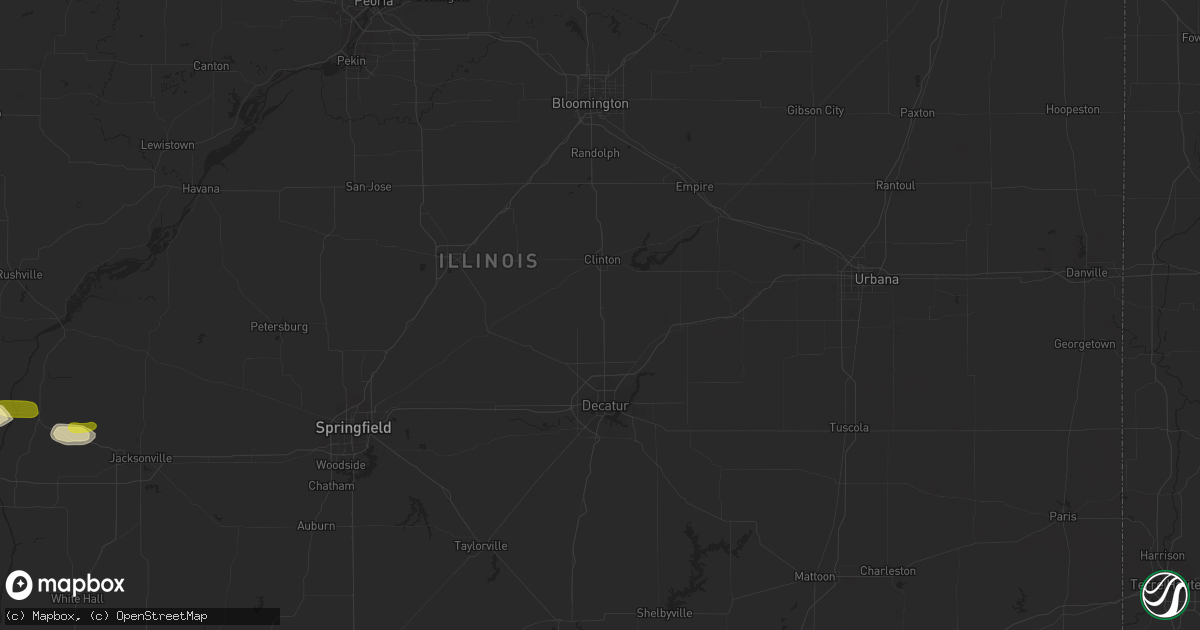Hail map in Roachdale, IN on September 26, 2023