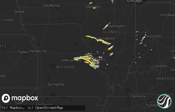 Hail map preview on 09-26-2023