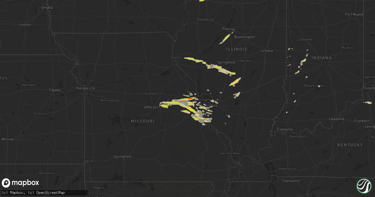 Hail map on September 26, 2023