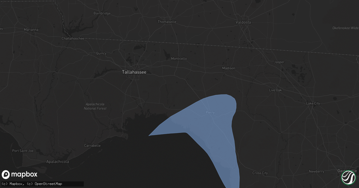 Hail map in Lamont, FL on September 26, 2024