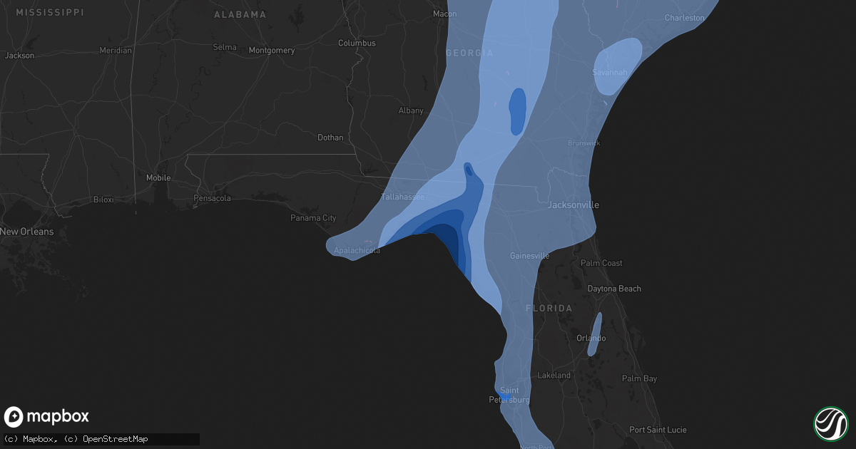Hail map on September 26, 2024