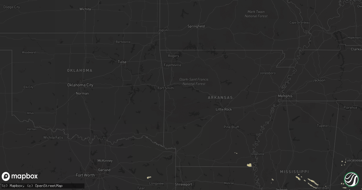 Hail map on September 27, 2011