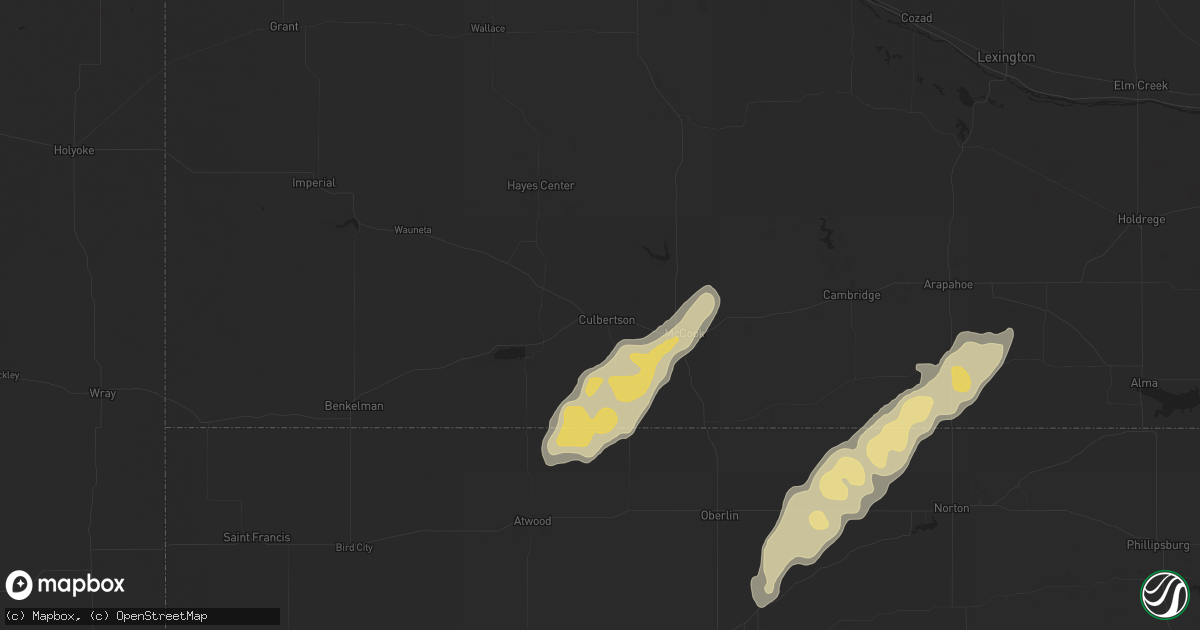 Hail map in Culbertson, NE on September 27, 2013