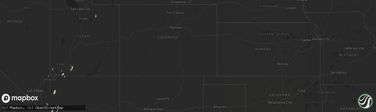 Hail map in Arizona on September 27, 2014