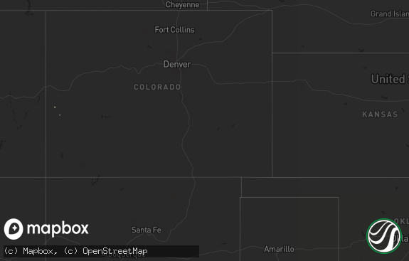 Hail map preview on 09-27-2014