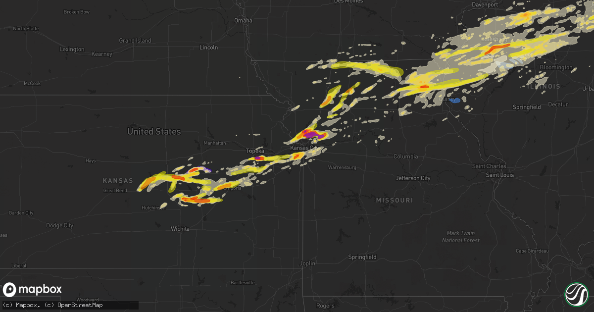 Hail map on September 27, 2019