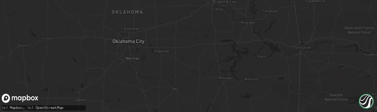 Hail map in Fort Stockton, TX on September 27, 2021