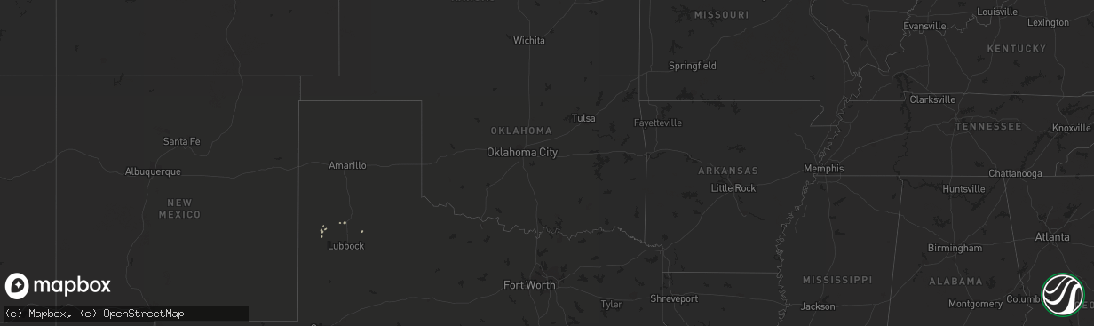 Hail map on September 27, 2021