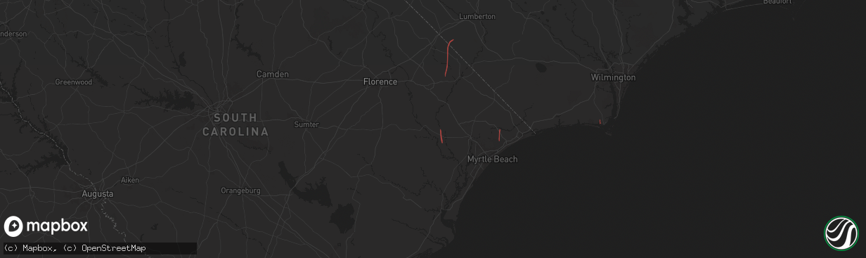 Hail map in Gresham, SC on September 27, 2024