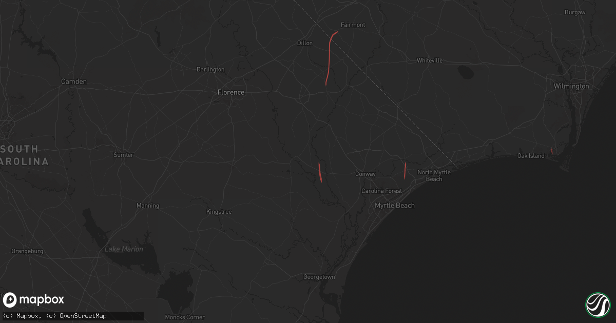 Hail map in Gresham, SC on September 27, 2024