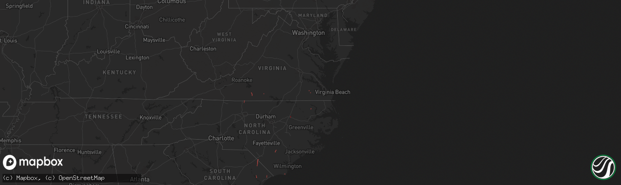 Hail map on September 27, 2024