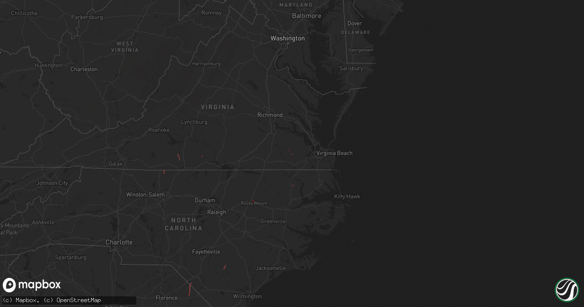 Hail map on September 27, 2024