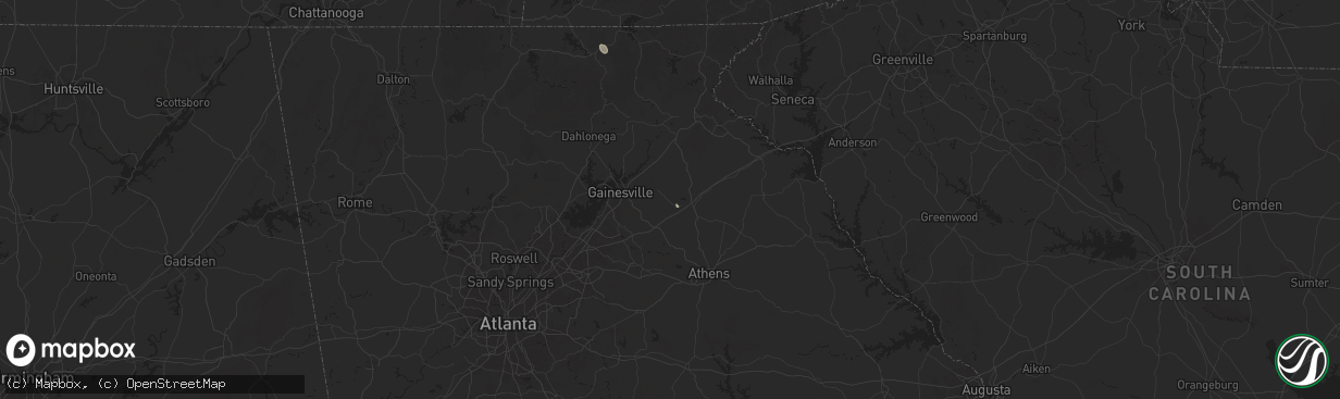Hail map in Maysville, GA on September 27, 2025