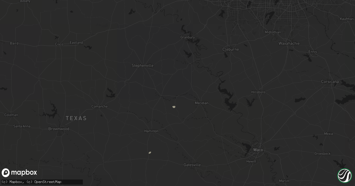 Hail map in Iredell, TX on September 27, 2026