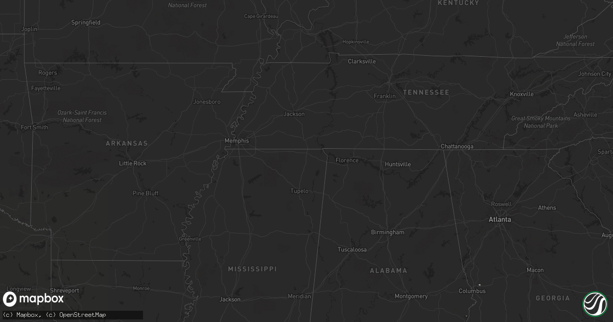 Hail map in Virginia on September 28, 2011