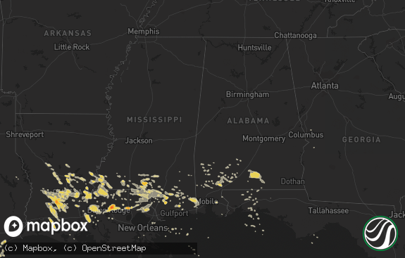 Hail map preview on 09-28-2011