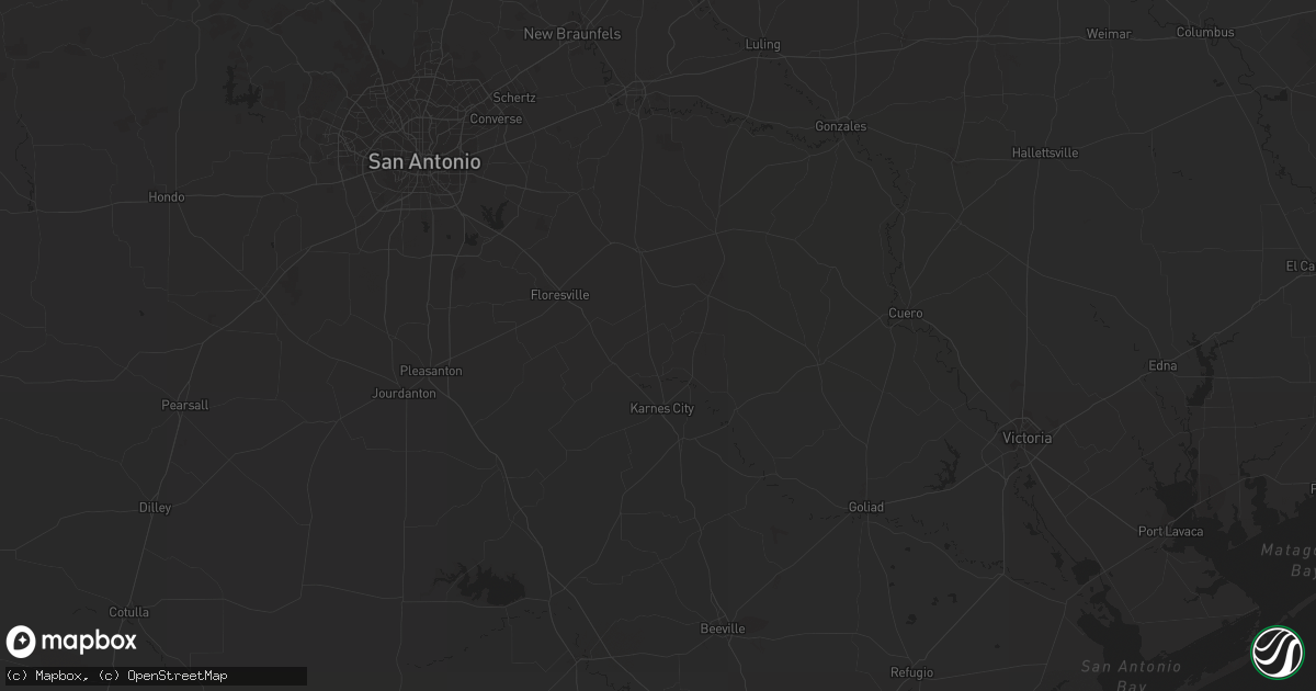 Hail map in Somerville, TX on September 28, 2013