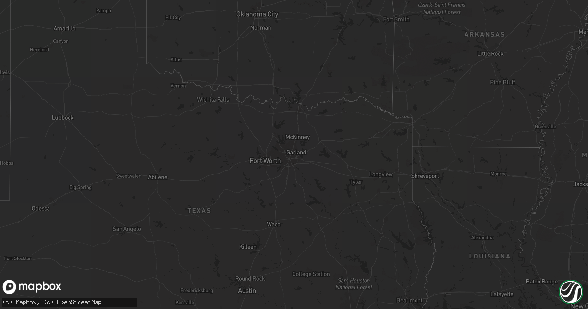 Hail map on September 28, 2014