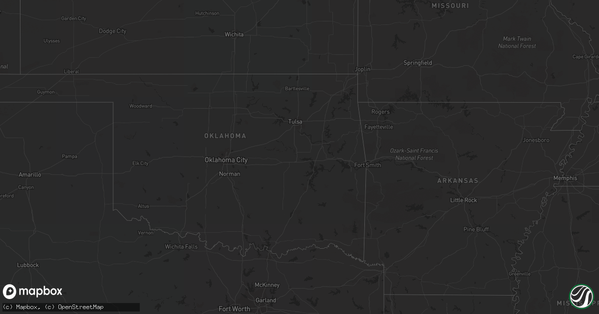 Hail map in Louisiana on September 28, 2015