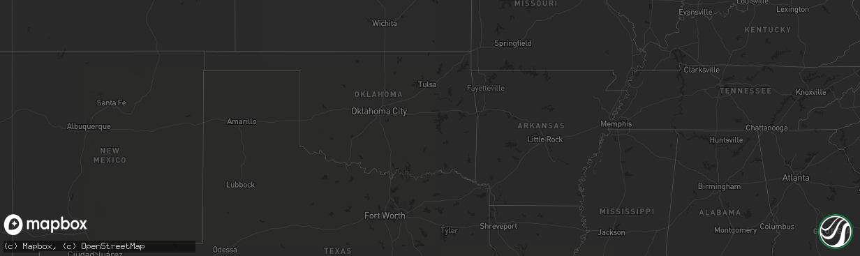 Hail map on September 28, 2015