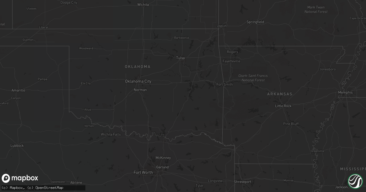 Hail map on September 28, 2015