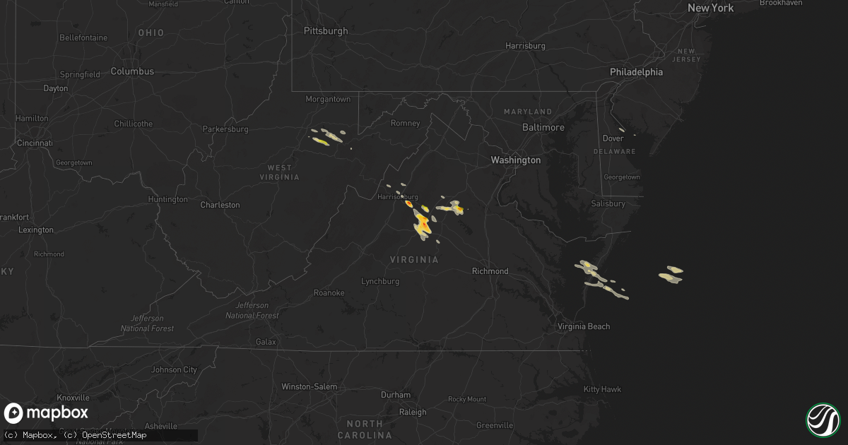 Hail map on September 28, 2021