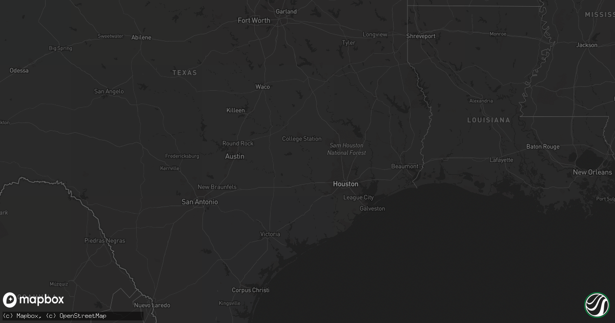 Hail map in Florida on September 28, 2022