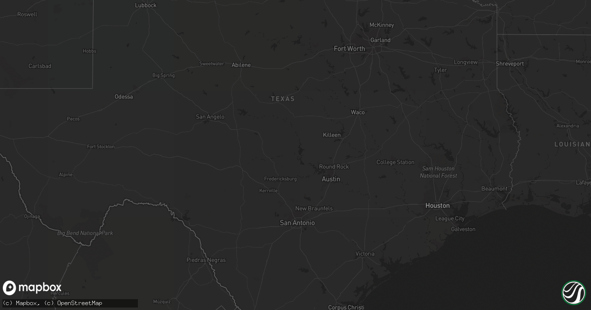 Hail map on September 28, 2022