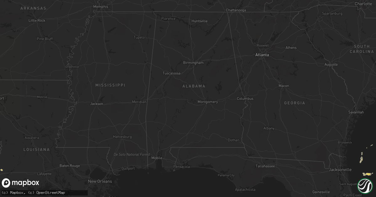 Hail map on September 29, 2011