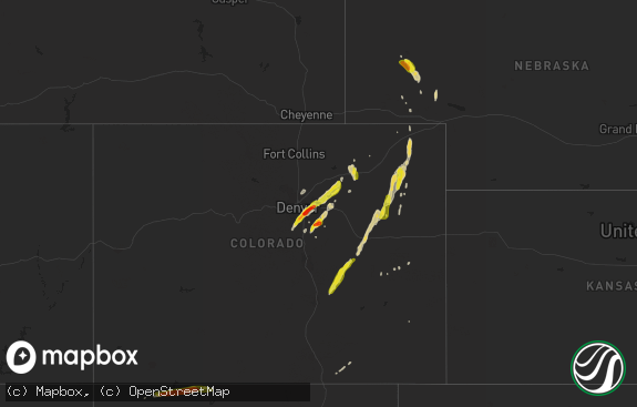 Hail map preview on 09-29-2014