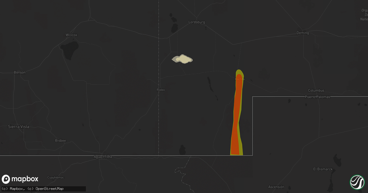 Hail map in Animas, NM on September 29, 2017