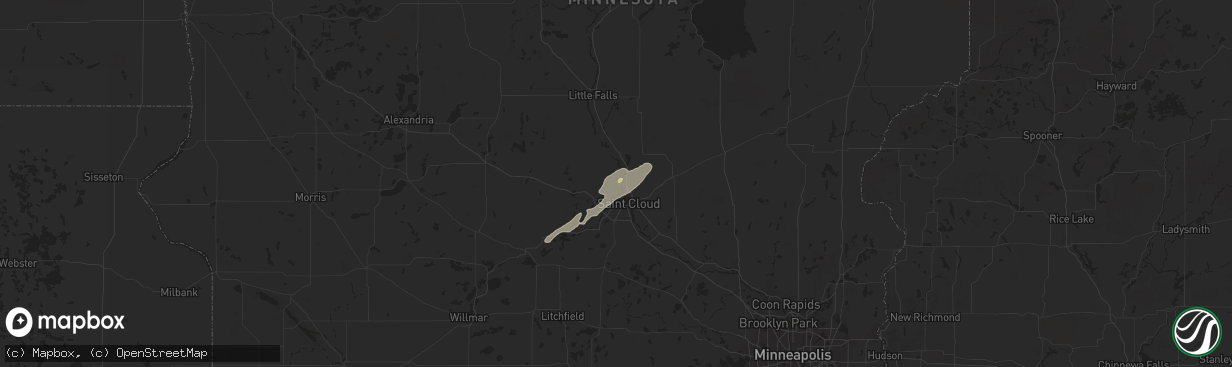 Hail map in Sartell, MN on September 29, 2019