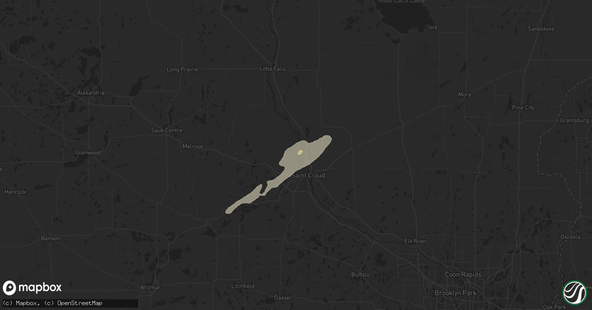 Hail map in Sartell, MN on September 29, 2019