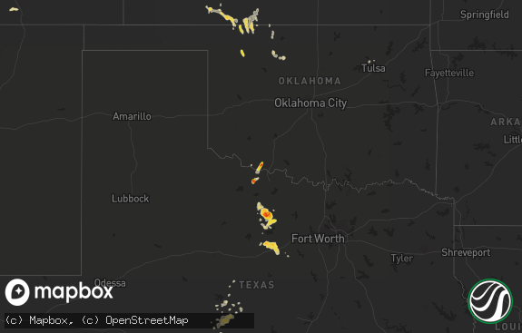 Hail map preview on 09-29-2021