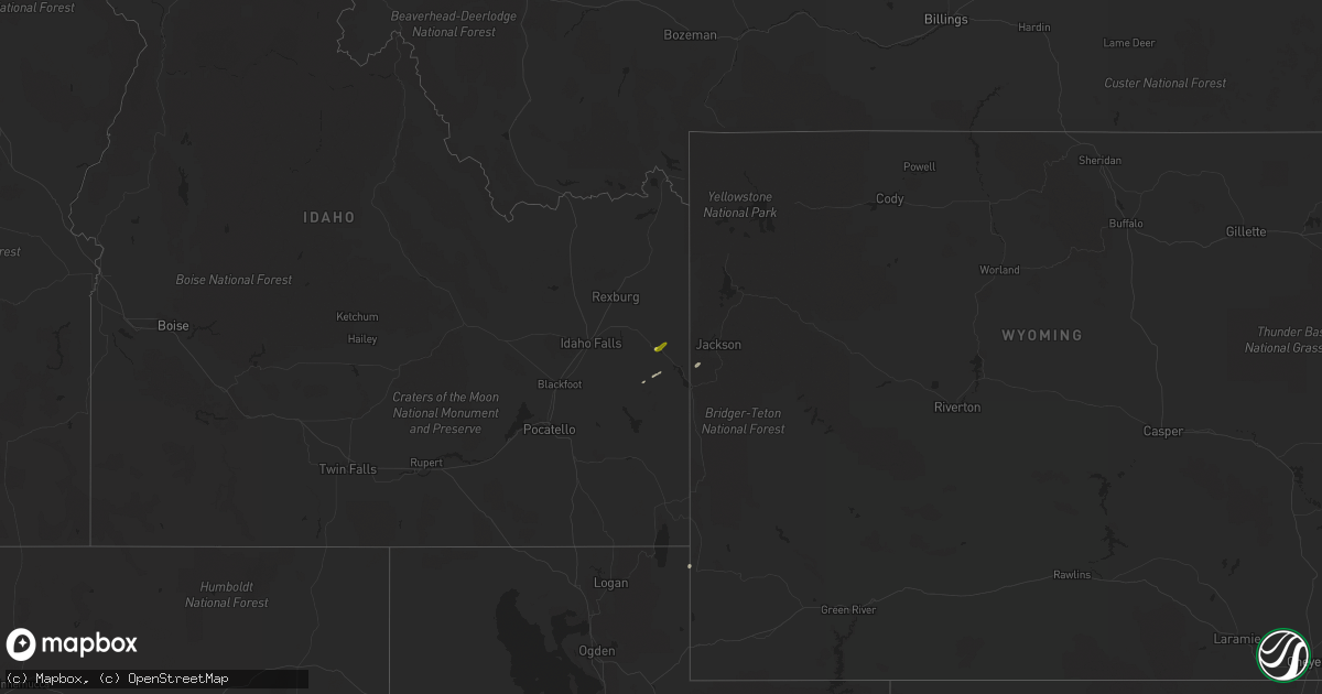 Hail map on September 29, 2022