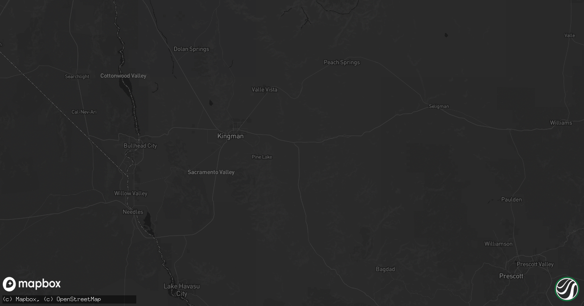 Hail map in Kingman, AZ on September 29, 2026