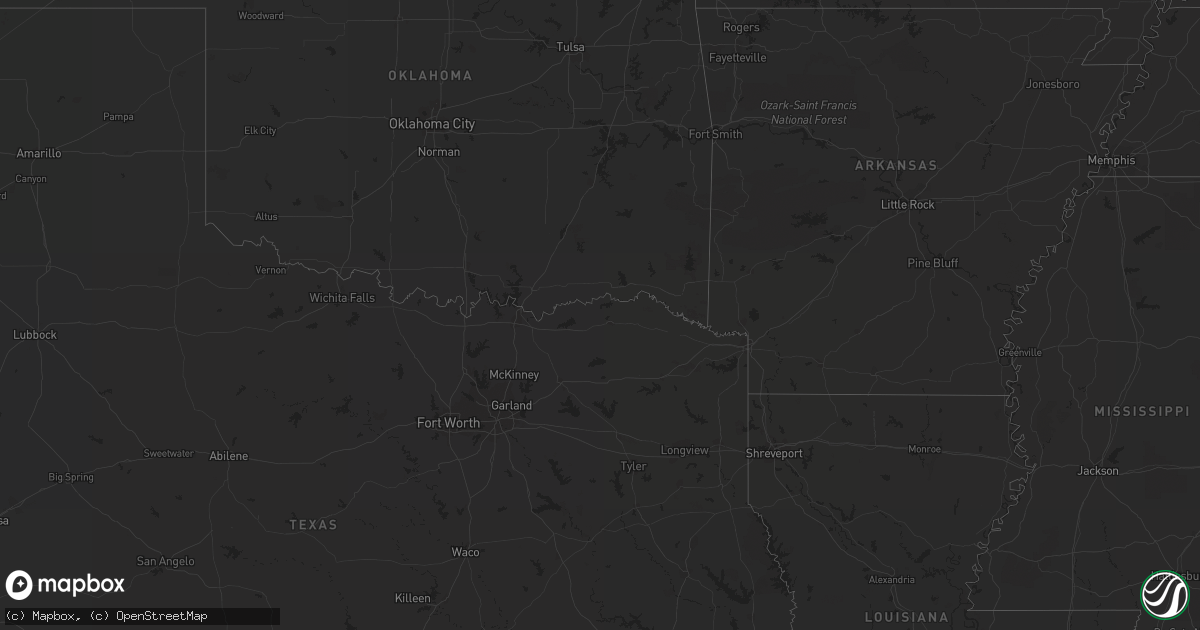 Hail map on September 30, 2011