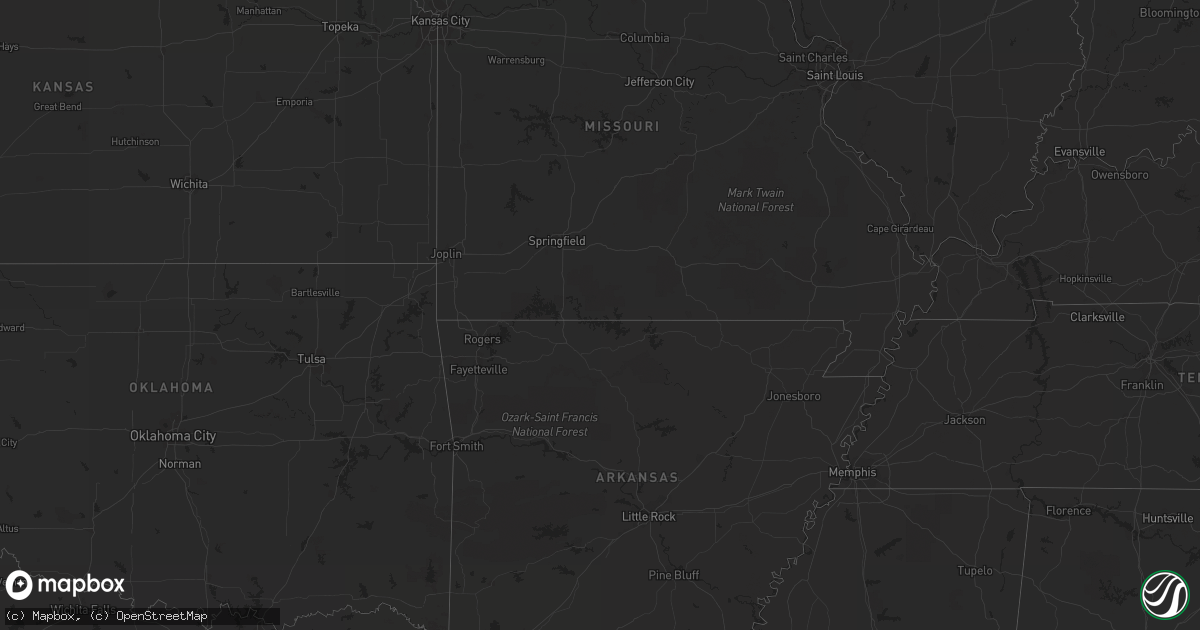 Hail map on September 30, 2012