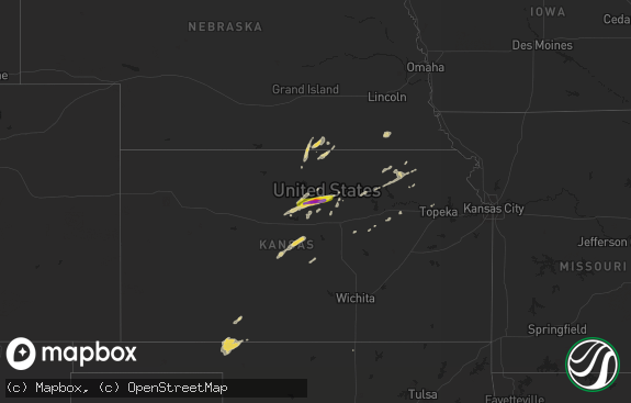 Hail map preview on 09-30-2014