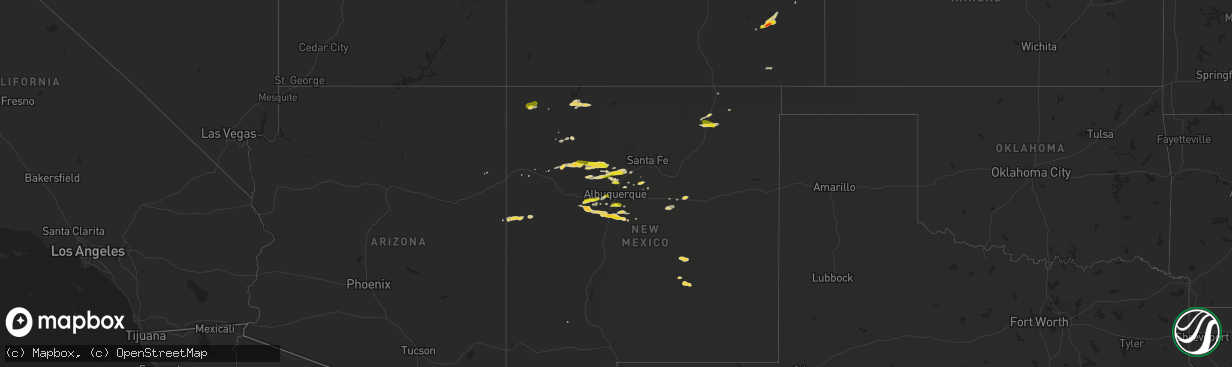 Hail map on September 30, 2017